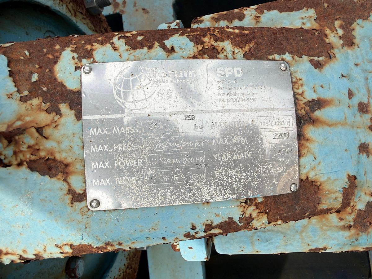 Used MUD HOG 8x6x14 CENTRIFUGAL PUMPS P/B 75-HP ELECTRIC MOTOR, SKIDDED