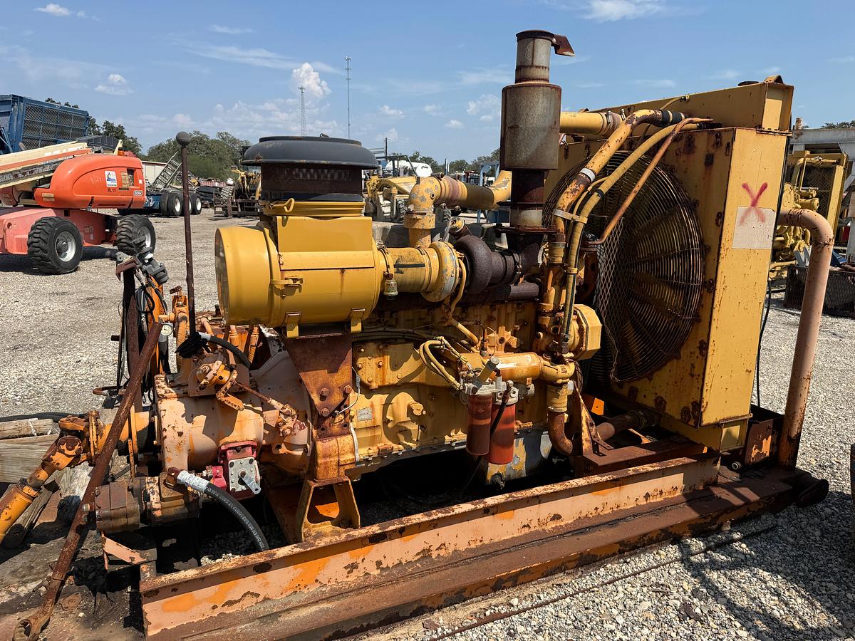 Used CATERPILLAR C15 POWER UNIT W/ FULLER T905 TRANS, SKIDDED