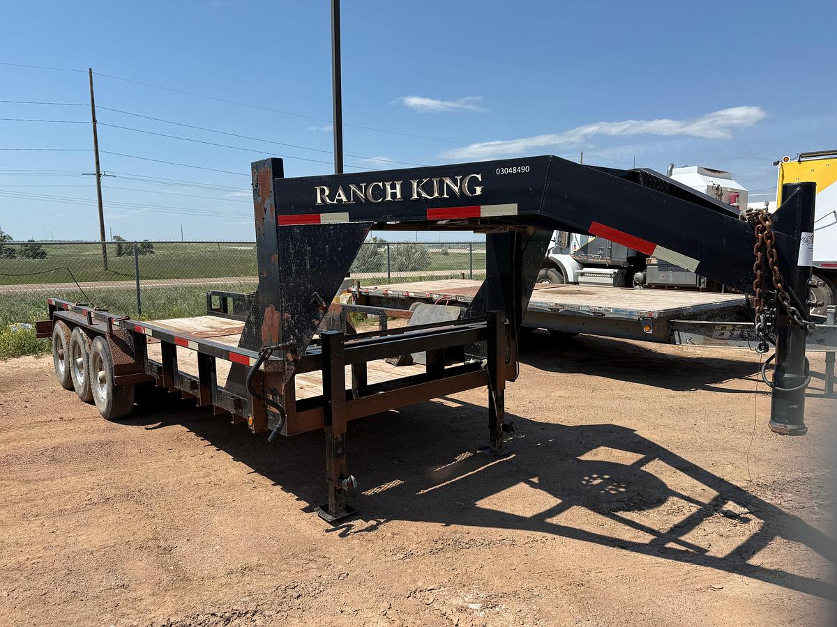 Used 2012 AMERITRAIL 20’ X 7’ 3-AXLE LOW PROFILE GOOSENECK TRAILER