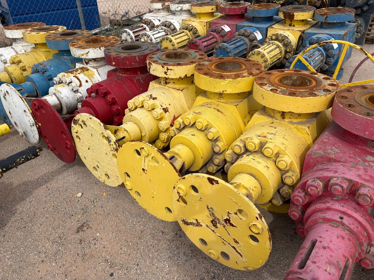 Used (4x$) (4) 7-1/16” frac valves