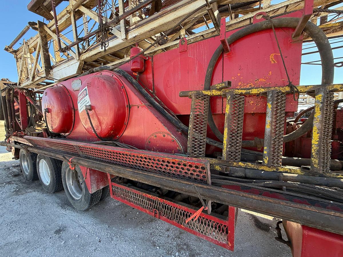 Used 1982 COOPER LTO-550 DD (97’-200K) 5-AXLE WORKING WELL SERVICE RIG PACKAGE LOTS TO INCLUDE 97 - 97F