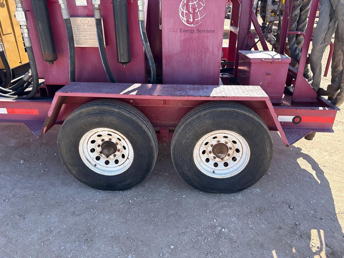 Used 2008 LOGAN PS-85 POWER SWIVEL MTD ON T/A GOOSENECK TRAILER