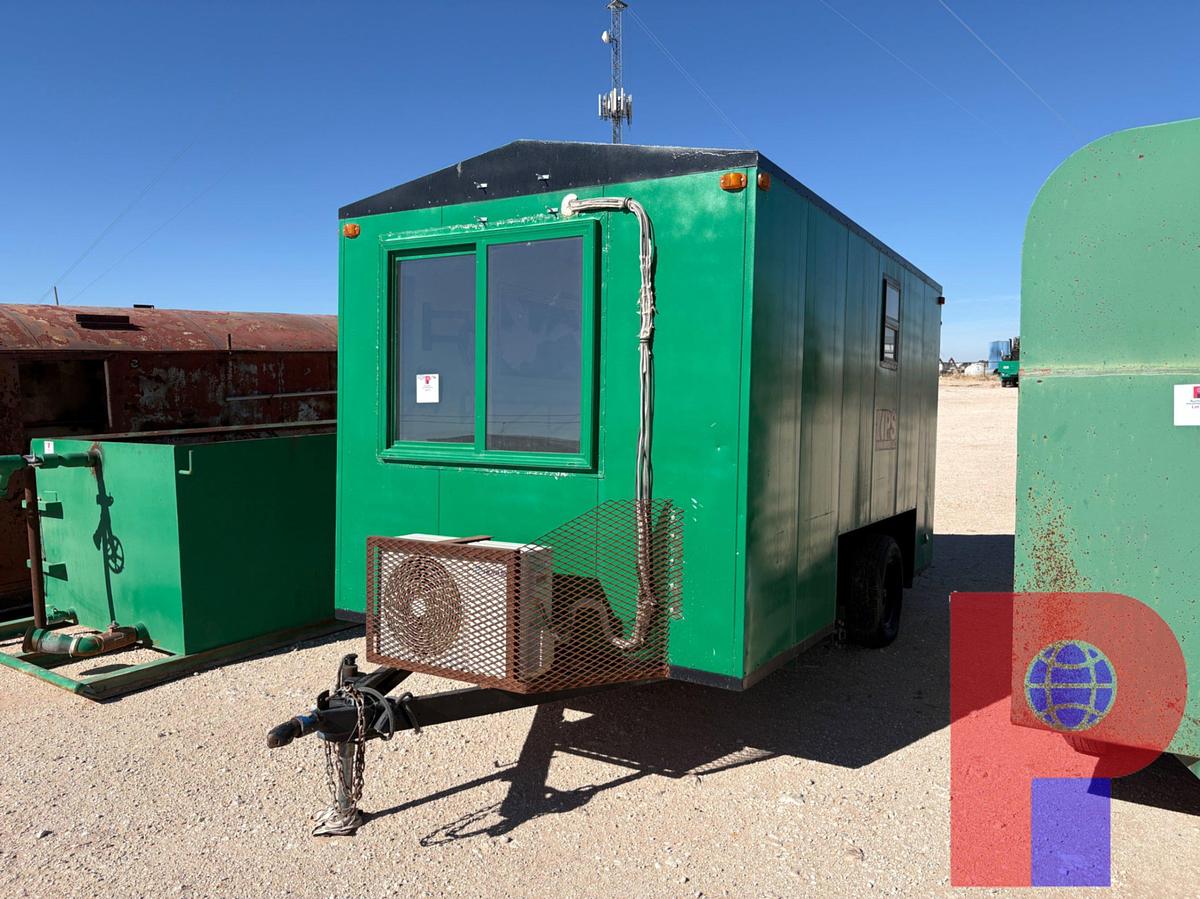 Used SHOPBUILT 12’ X 7’ T/A BUMPER PULL DOGHOUSE TRAILER