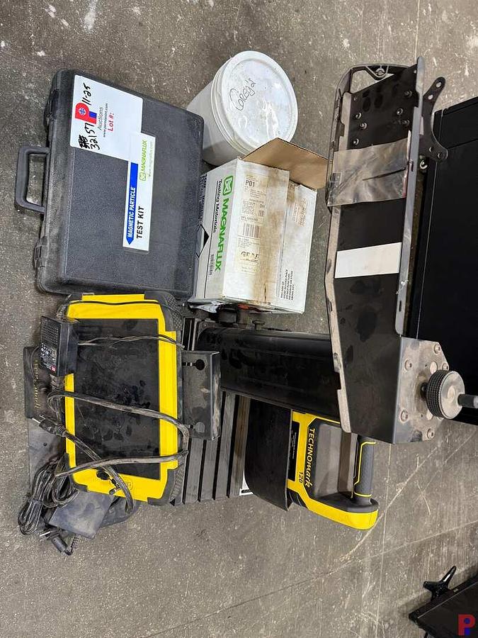 Used TECHNOMARK EASY 120 WIRELESS DOT PEEN MARKING SYSTEM, & MAGNAFLUX TEST KIT