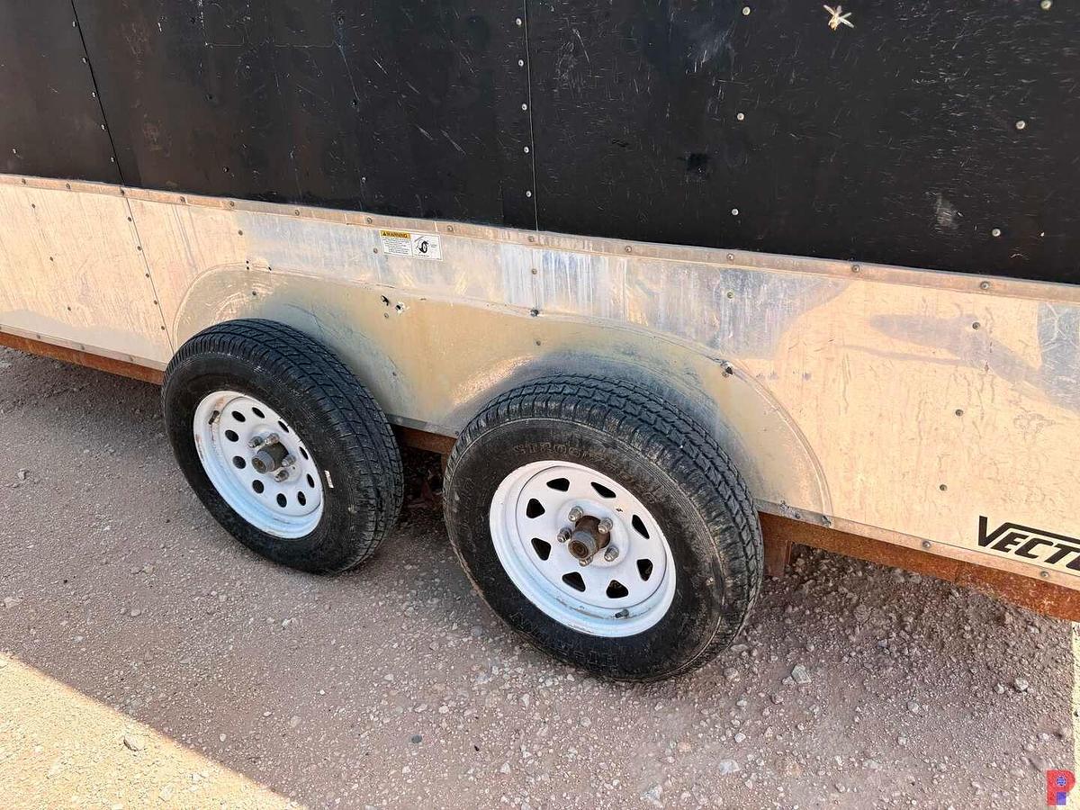 Used CARGO CRAFT 15’ X 7’ T/A BUMPER PULL ENCLOSED TRAILER
