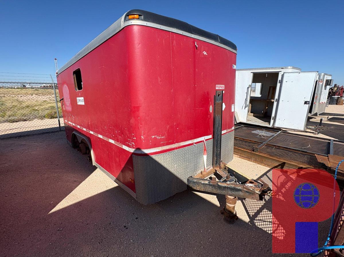 Used 2006 PACE AMERICAN 14’ X 7’ T/A BUMPER PULL DOGHOUSE TRAILER