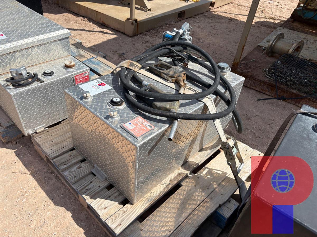 Used RDS 55 GALLON FUEL TRANSFER TANK W/ PUMP & HOSE