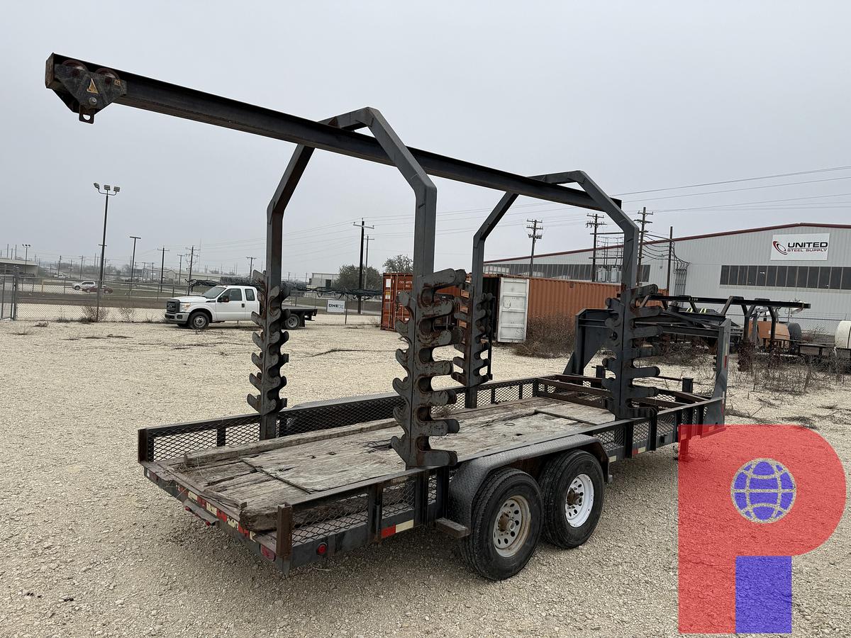 Used 2010 TRI-W 20’ T/A MONORAIL GOOSENECK TRAILER