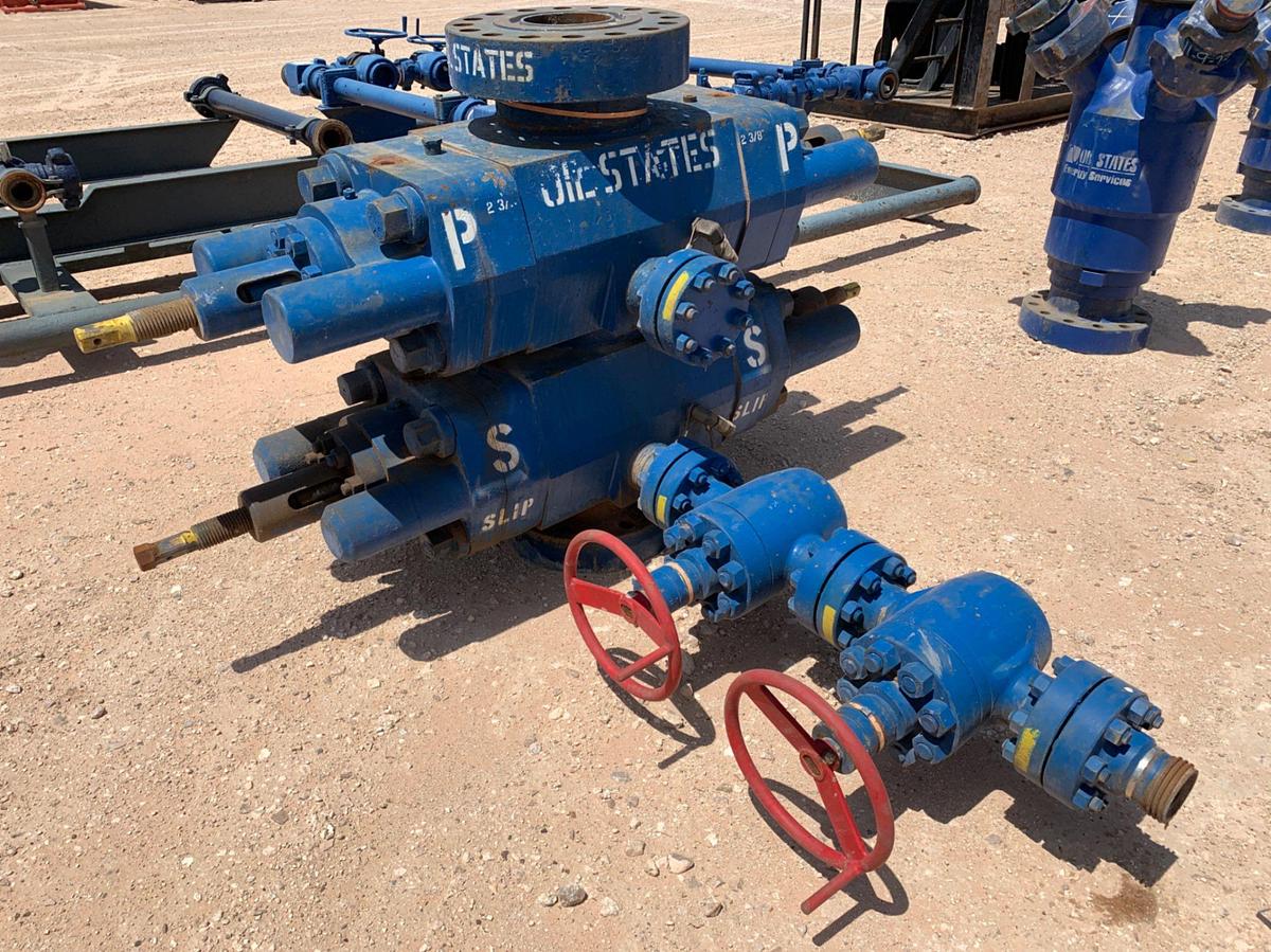 Used 7-1/16 15k Hydraulic Double BOP