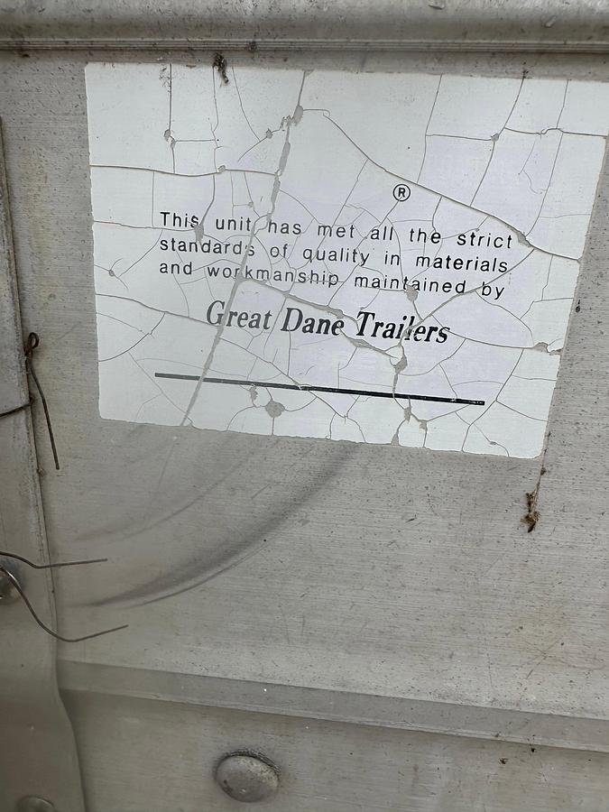 Used 1990 GREAT DANE 53' T/A DRY VAN TRAILER