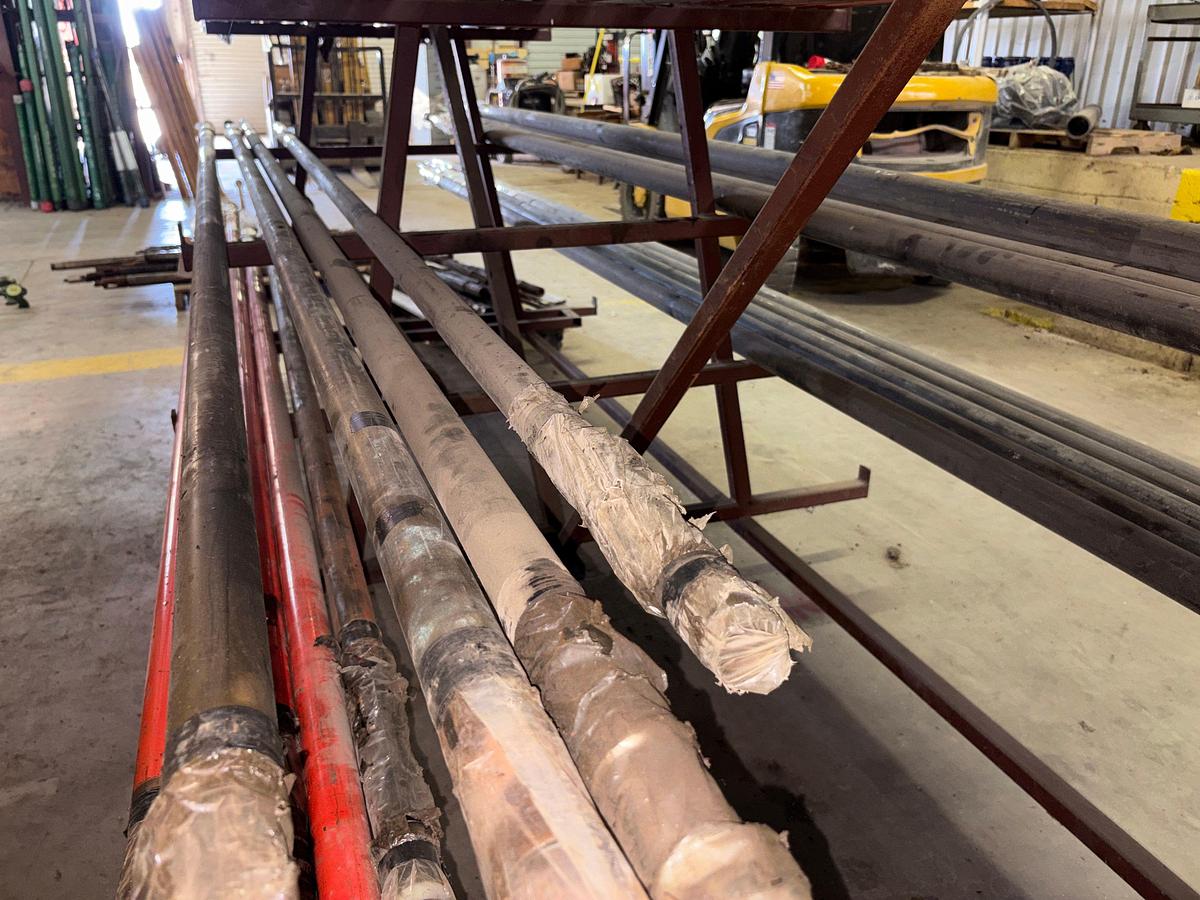 Used 2” x 1-1/2” x 10’, 40 PARING, Nicarb barrel SS trim rod