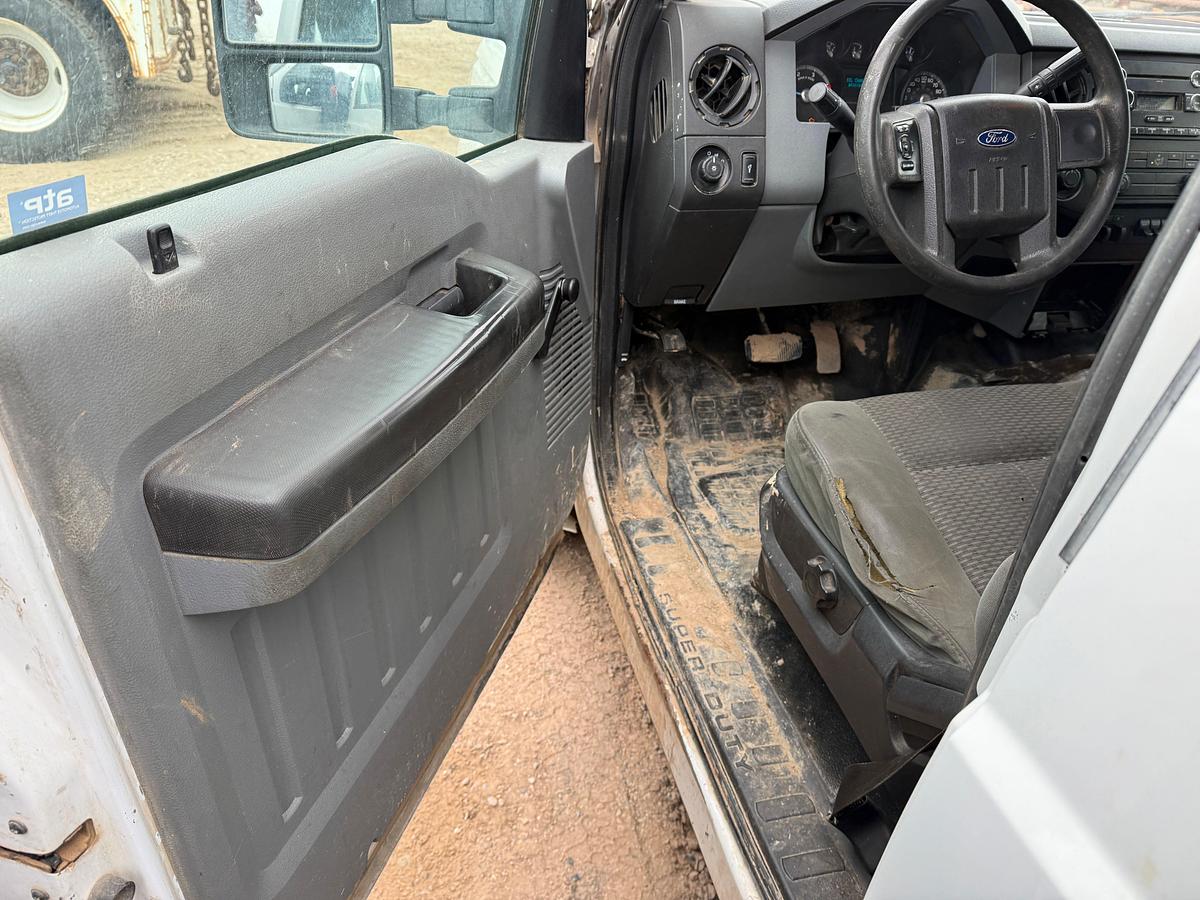 Used 2012 FORD F-350 XL 4X4 FLATBED CREW TRUCK