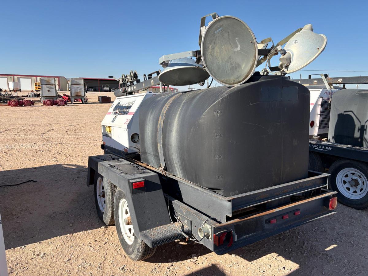 Used 2008 MAGNUM TRAILERS MLT4200 T/A BUMPER PULL 19KW LIGHT TOWER COMBO TRAILER