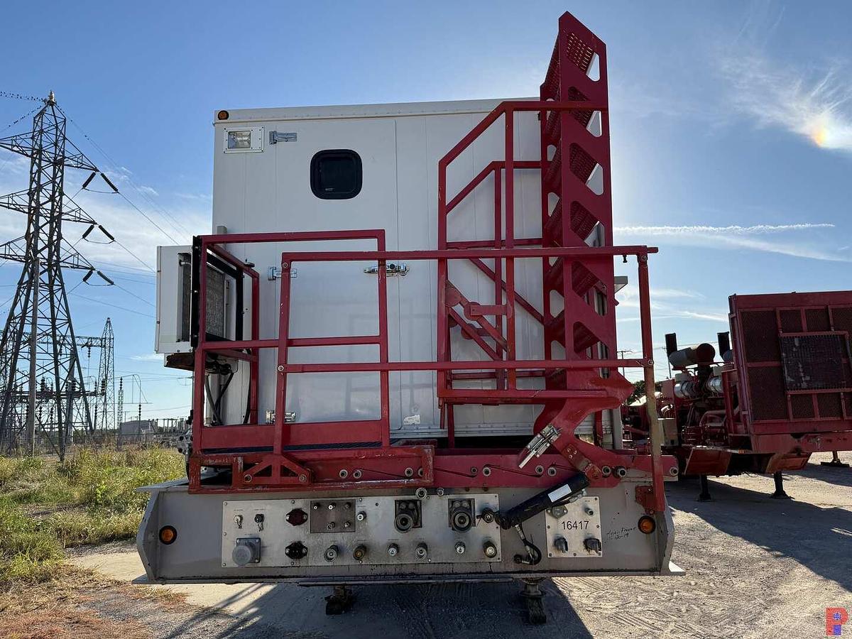 Used 2012 SERVA GROUP 54’ X 102” 3-AXLE COIL TUBING SUPPORT TRAILER