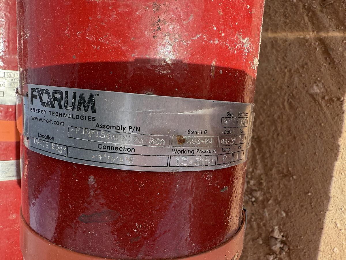 Used (10 X $) (4) 4” X 15’L, (2) 8’L, (3) 6’L, (1) 3” X 6’L FIG 1502 15K WP FLOW IRON