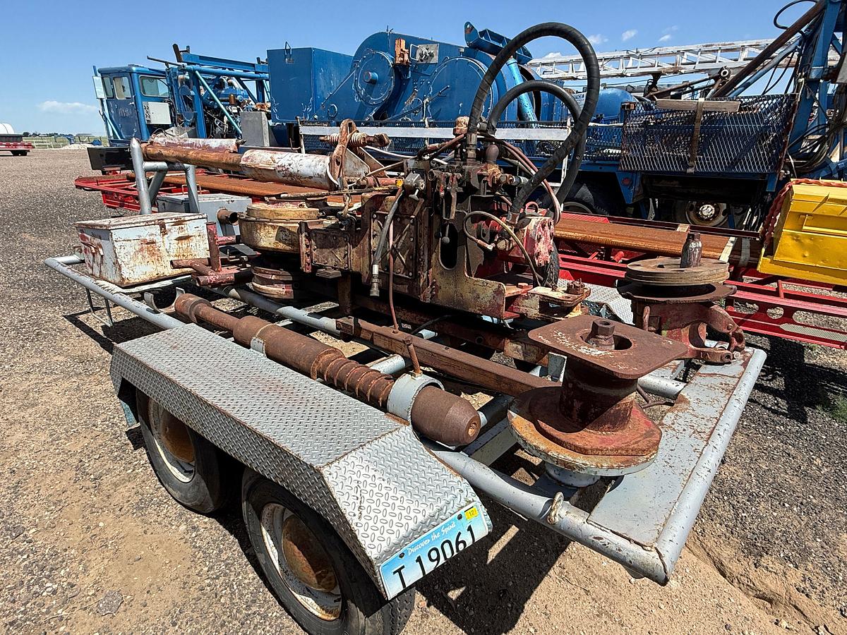 Used FOSTER 59 2-3/8” - 8-5/8” HYD POWER TONG W/ BACK-UP, TONG CYL, TRANSPORT TRAILER
