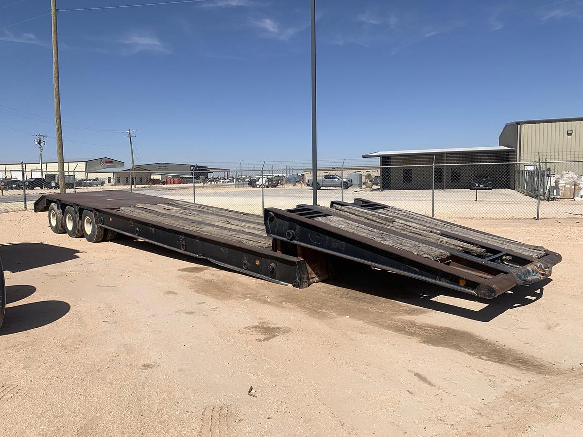 Used 1981 AMC LB-50-3-FG 46’ X 8’ 3-AXLE SCISSORNECK TRAILER