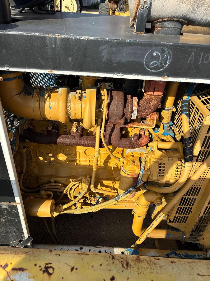 Used GARDNER DENVER TEE 5K TRIPLEX WELL SERVICE PUMP P/B CATERPILLAR 6-CYL ENGINE, SKIDDED