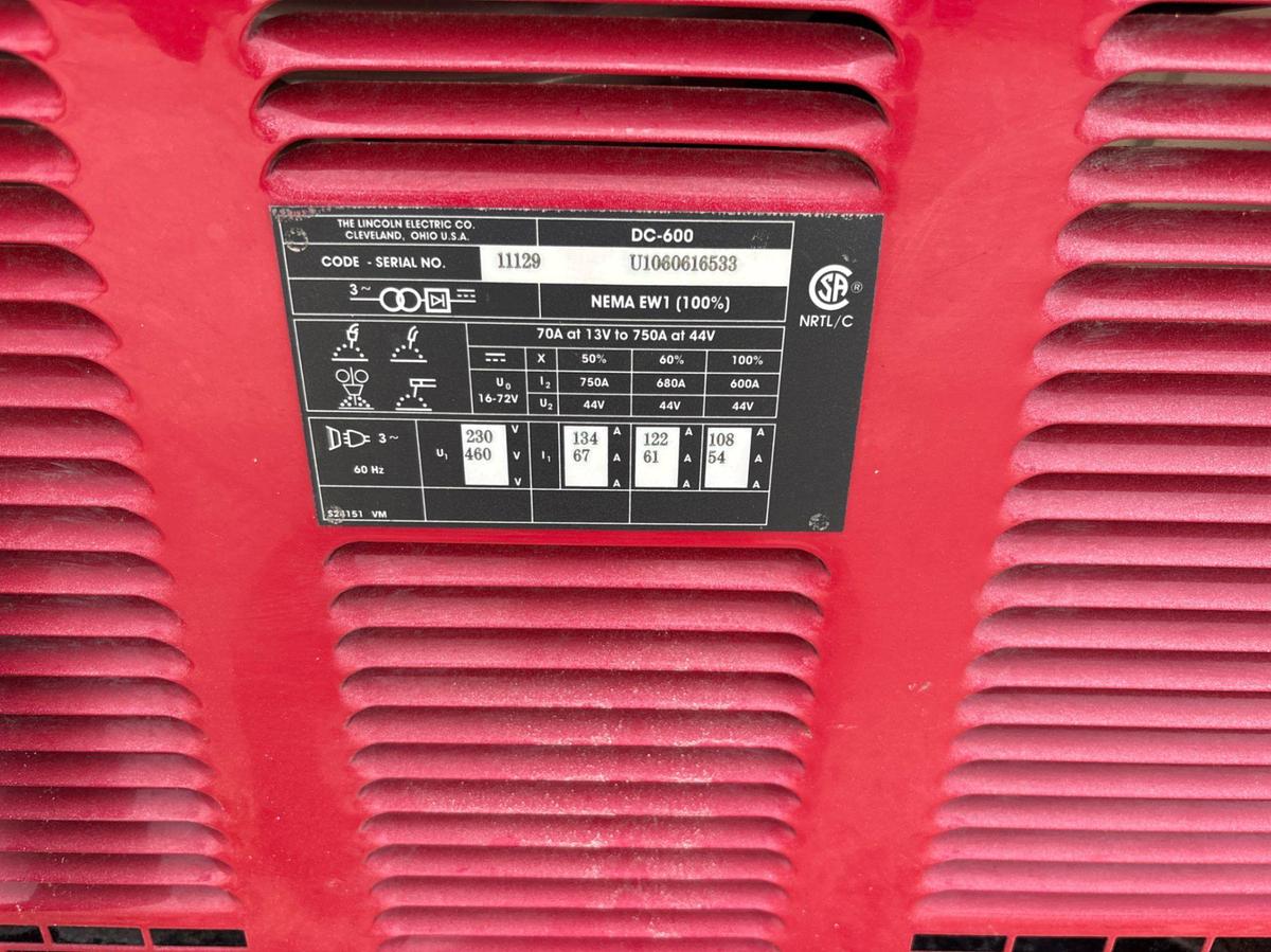 Used Lincoln electric DC-600 welder