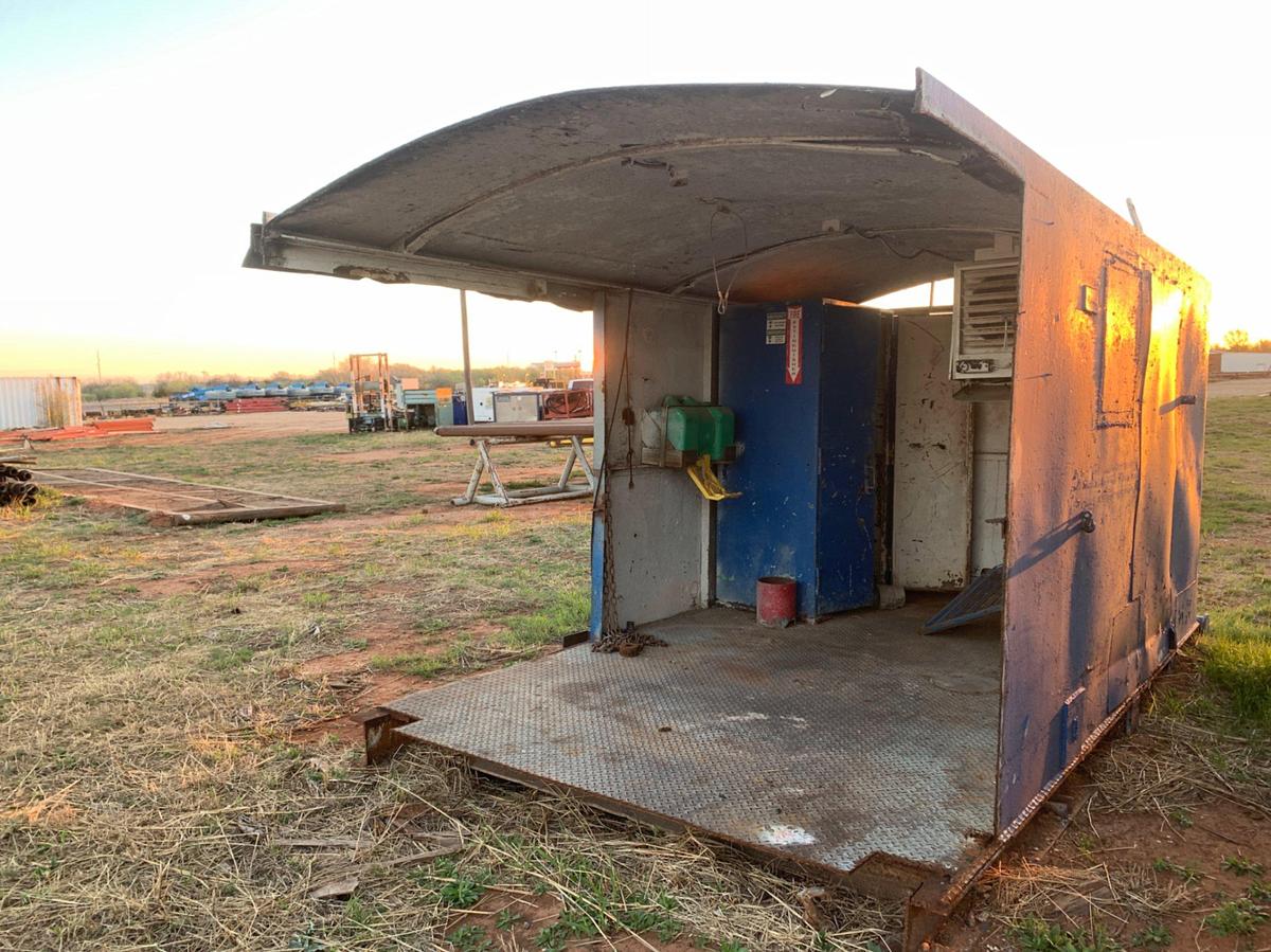 Used 176” L x 96” W x 90” T Skidded Doghouse