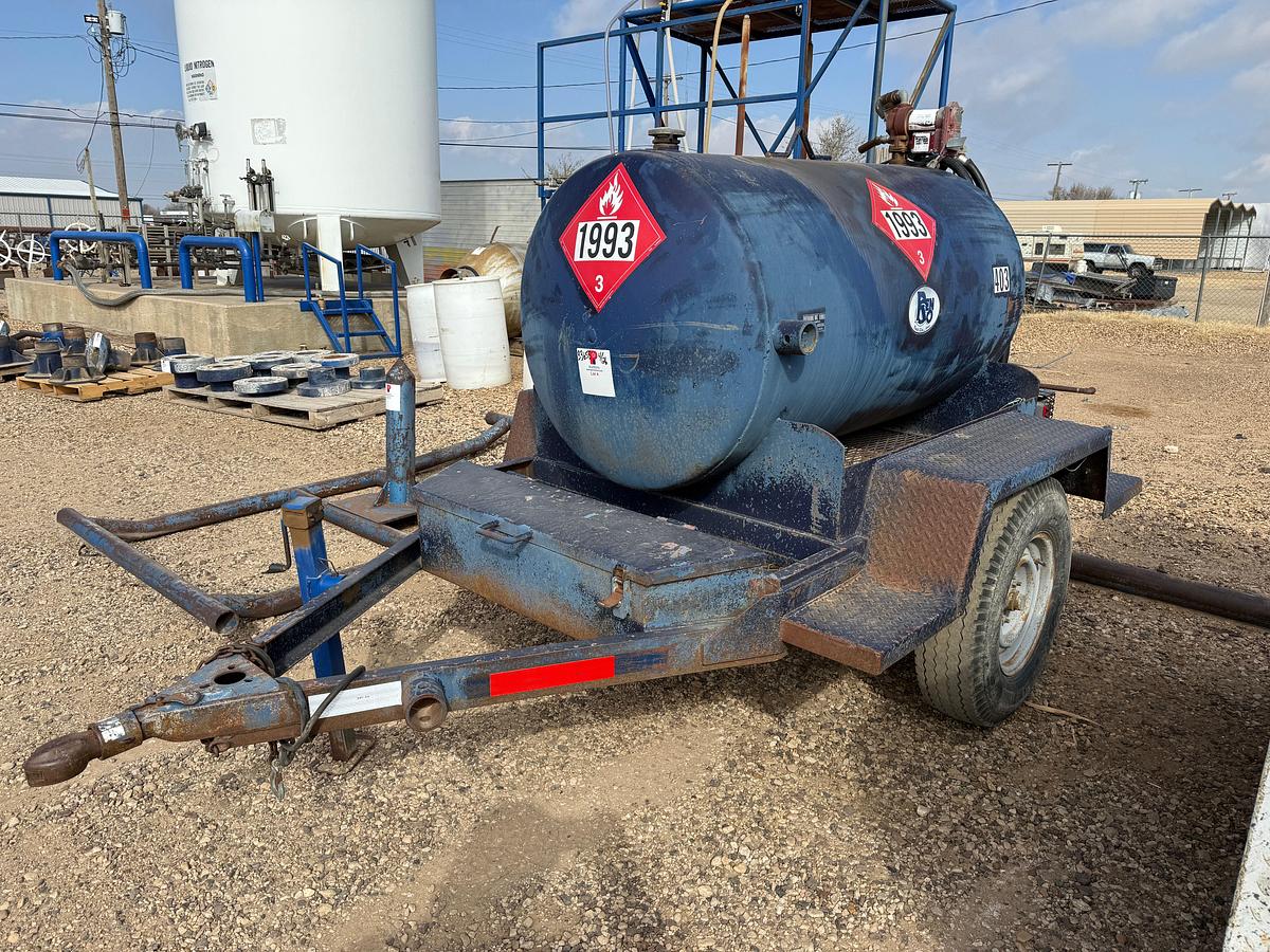Used 2001 HERRING WELDING 250 GAL. S/A FUEL TRAILER