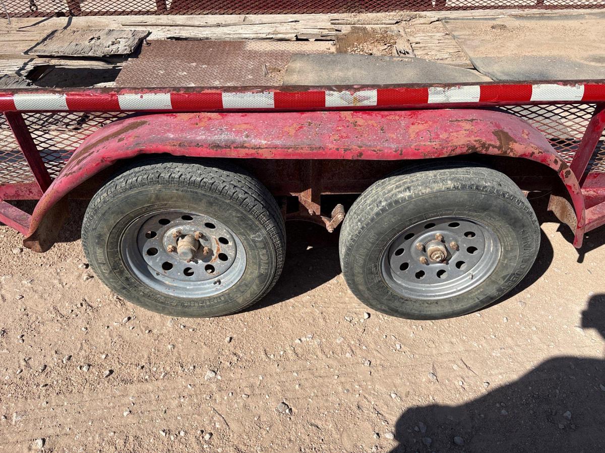 Used 2012 C&M TRAILERS 16’ X 6.5’ T/A BUMPER PULL UTILITY TRAILER