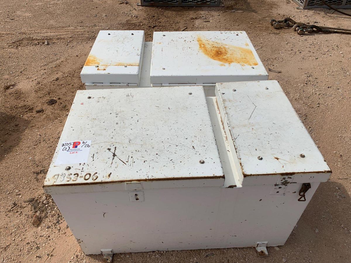 Used (2) 42” x 24” x 24” Armag Explosive Storage