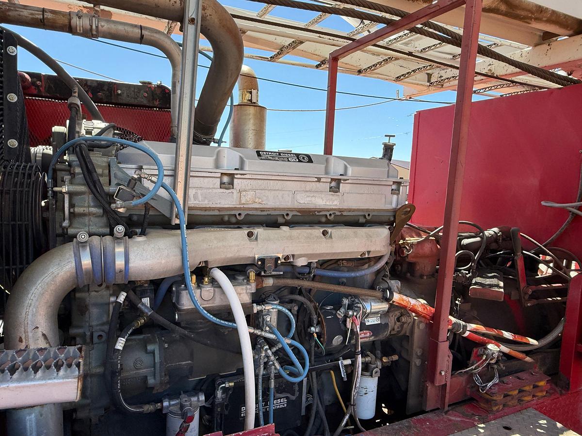 Used 1984 CRANE CARRIER W5384A DD 108’-267K 5-AXLE WELL SERVICE WORKOVER RIG