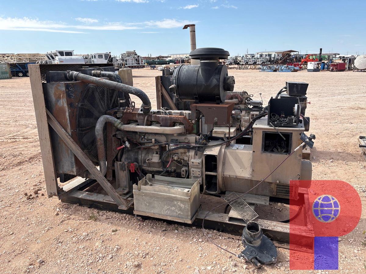 Used NEWAGE 180KW GENERATOR P/B: JOHN DEERE DIESEL ENGINE