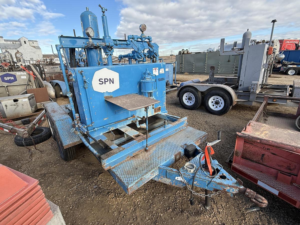 Used 10’ T/A 2-STATION BUMPER PULL ACCUMULATOR TRAILER