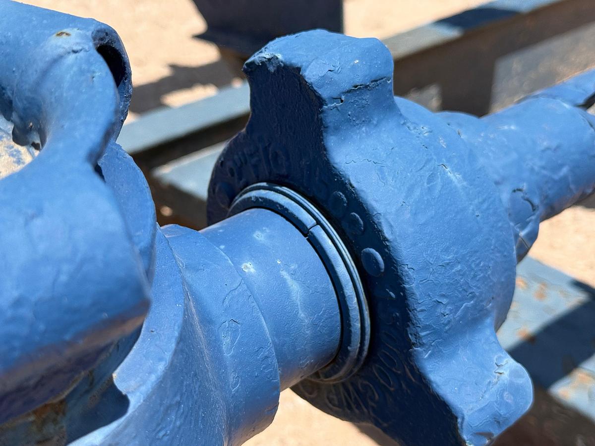 Used 3” x 2” FIG 1502 15K WP PLUG VALVE MANIFOLD, SKIDDED