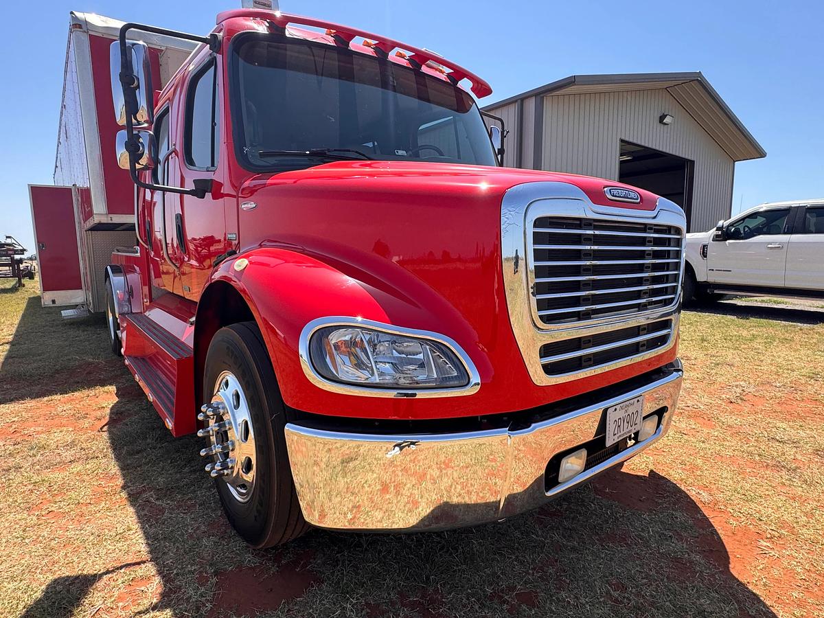 Used 2007 Freightliner M2 & Race Car Stacker Trailer Package