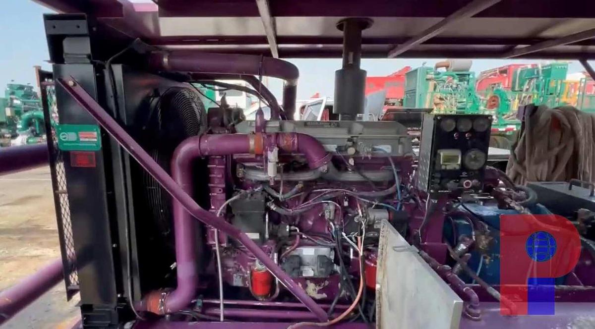 Used JWS 340 TRIPLEX PUMP P/B DETROIT DIESEL SERIES 60 ENGINE,