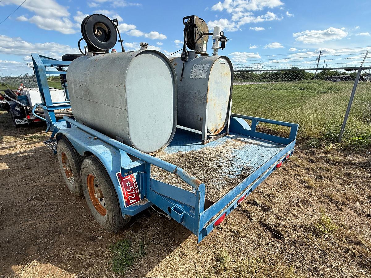 Used 2009 PARKER TRAILERS 12’ X 82” T/A FLATBED GOOSENECK TRAILER