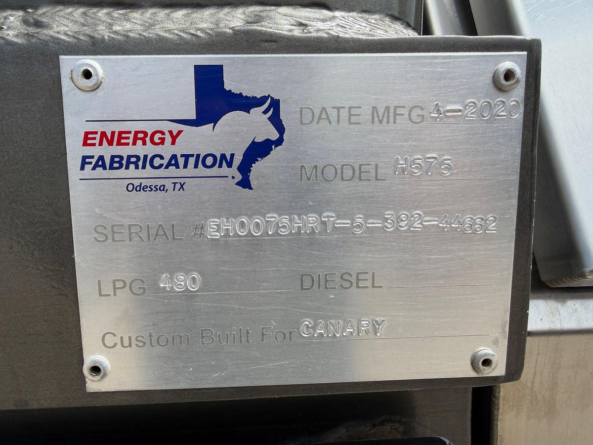 Used 2020 KENWORTH T800 ENERFAB HOT OIL TRUCK