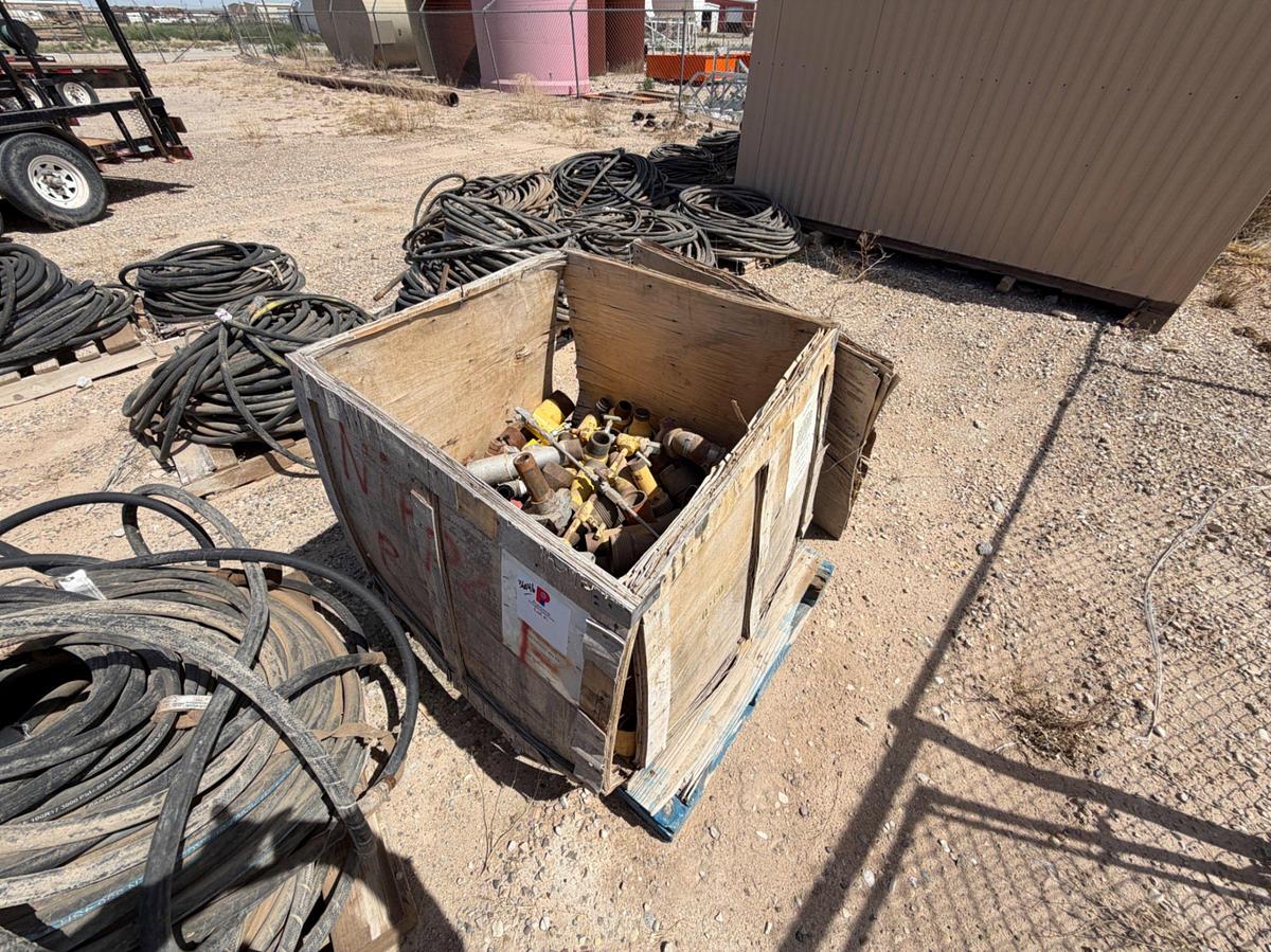 Used Pallet of adapters, Swedges, test plugs, etc.