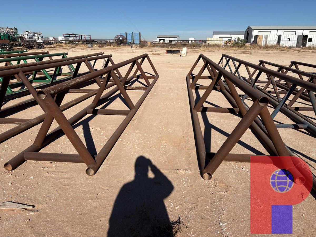 Used (3X$) 28’ X 42” TRIANGLE PIPE RACKS