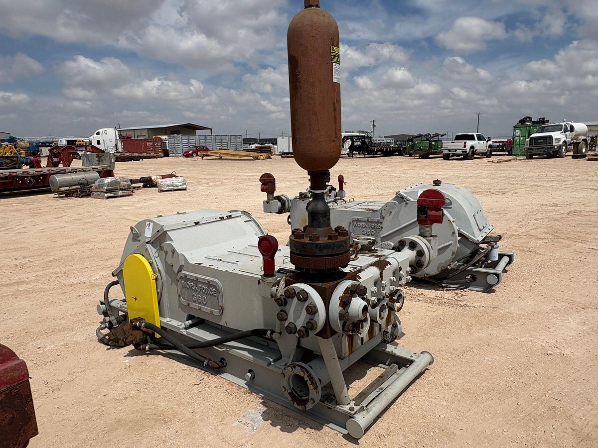 Used UNUSED DRAGON WORKFORCE 360 TRIPLEX PUMP