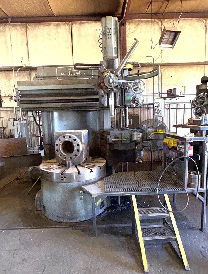 Used BULLARD 54” CUT MASTER VERTICAL TURRET LATHE (VTL)