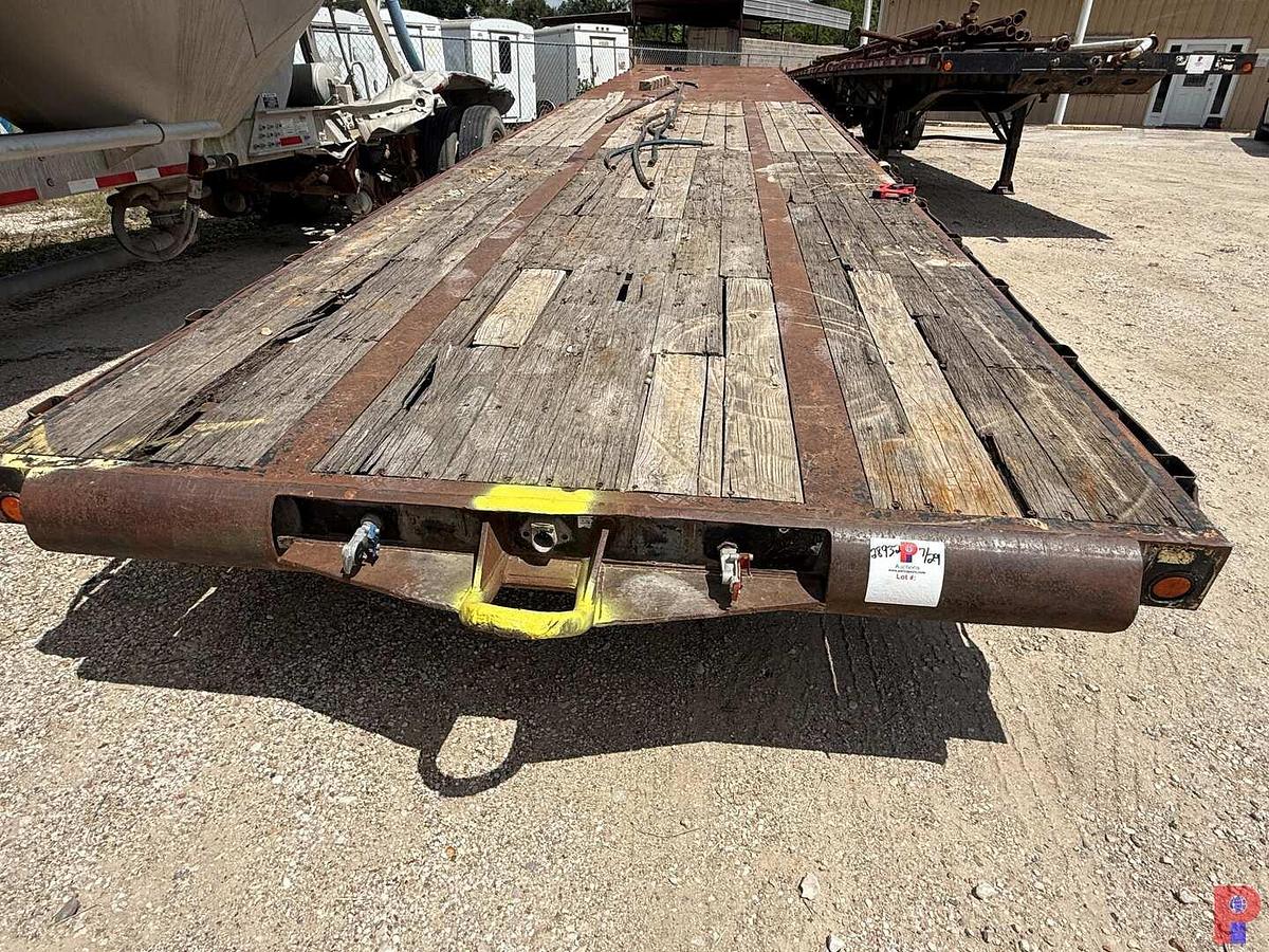 Used 2010 CLARK TRAILER SERVICE 45’ X 102” T/A FLATBED OILFIELD FLOAT TRAILER
