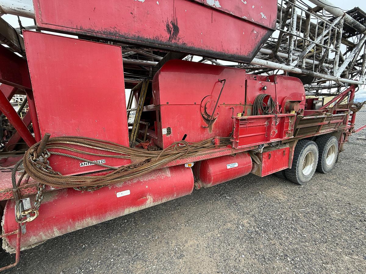 Used 1979 FRANKS EXPLORER III 1287/160 DTD-HT 96’-215K 4-AXLE WELL SERVICE WORKOVER RIG