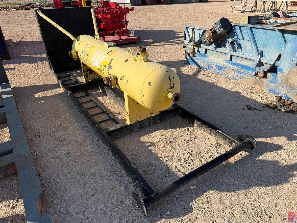 Used NTPV 20" X 8' 2" INLET, 2" OUTLET 5,500 PSI VERTICAL SAND SEPARATOR