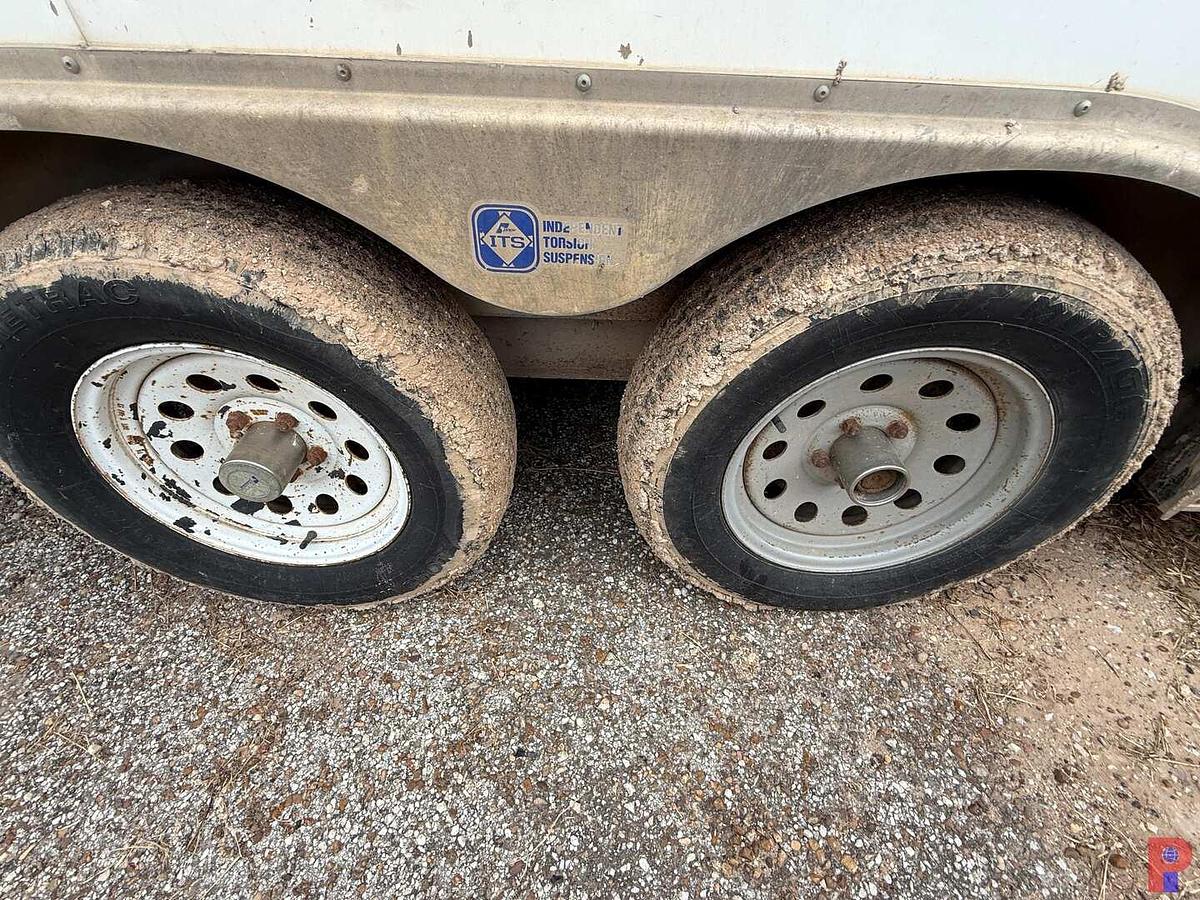 Used 2007 PACE AMERICAN 14’ T/A BUMPER PULL CREW / DOGHOUSE TRAILER