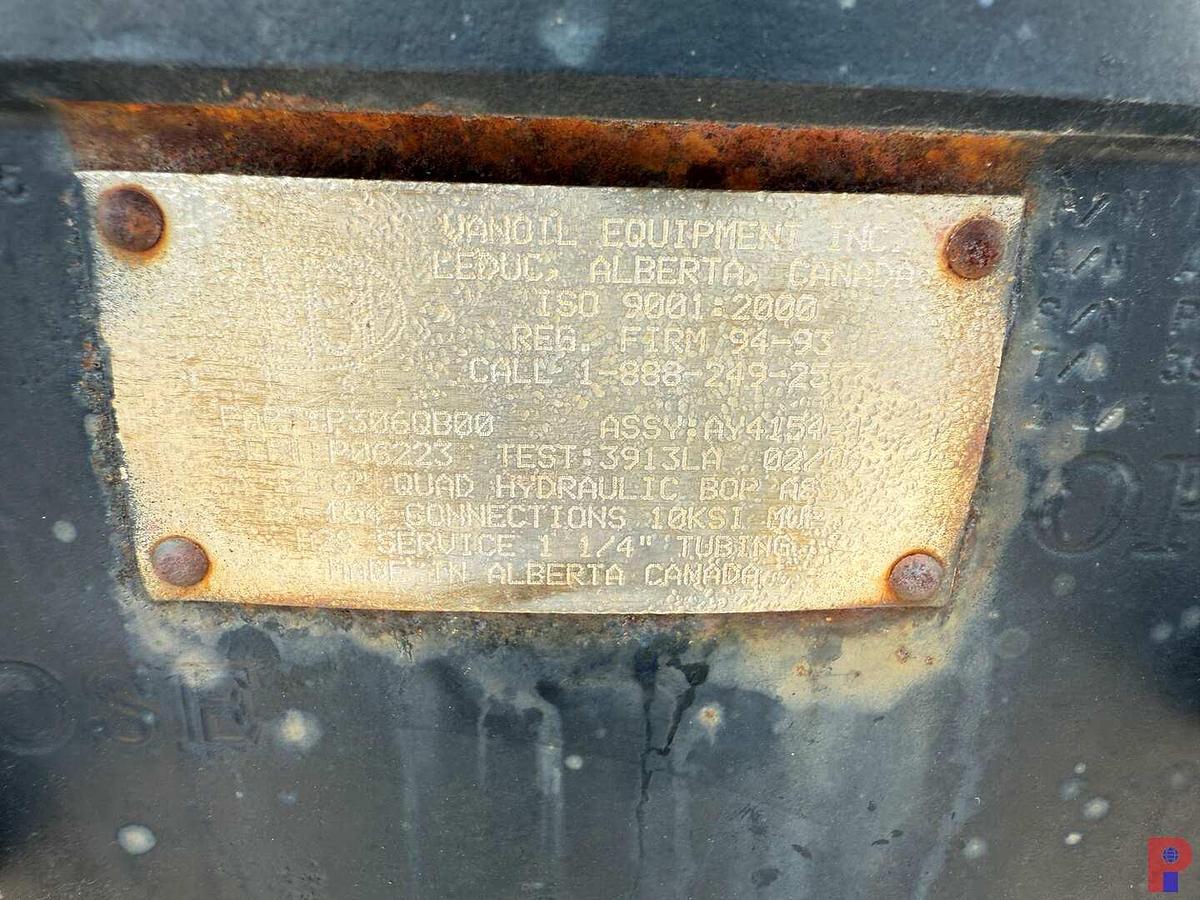 Used VANOIL EQUIPMENT 3-1/16” 10K PSI QUAD HYDRAULIC BOP