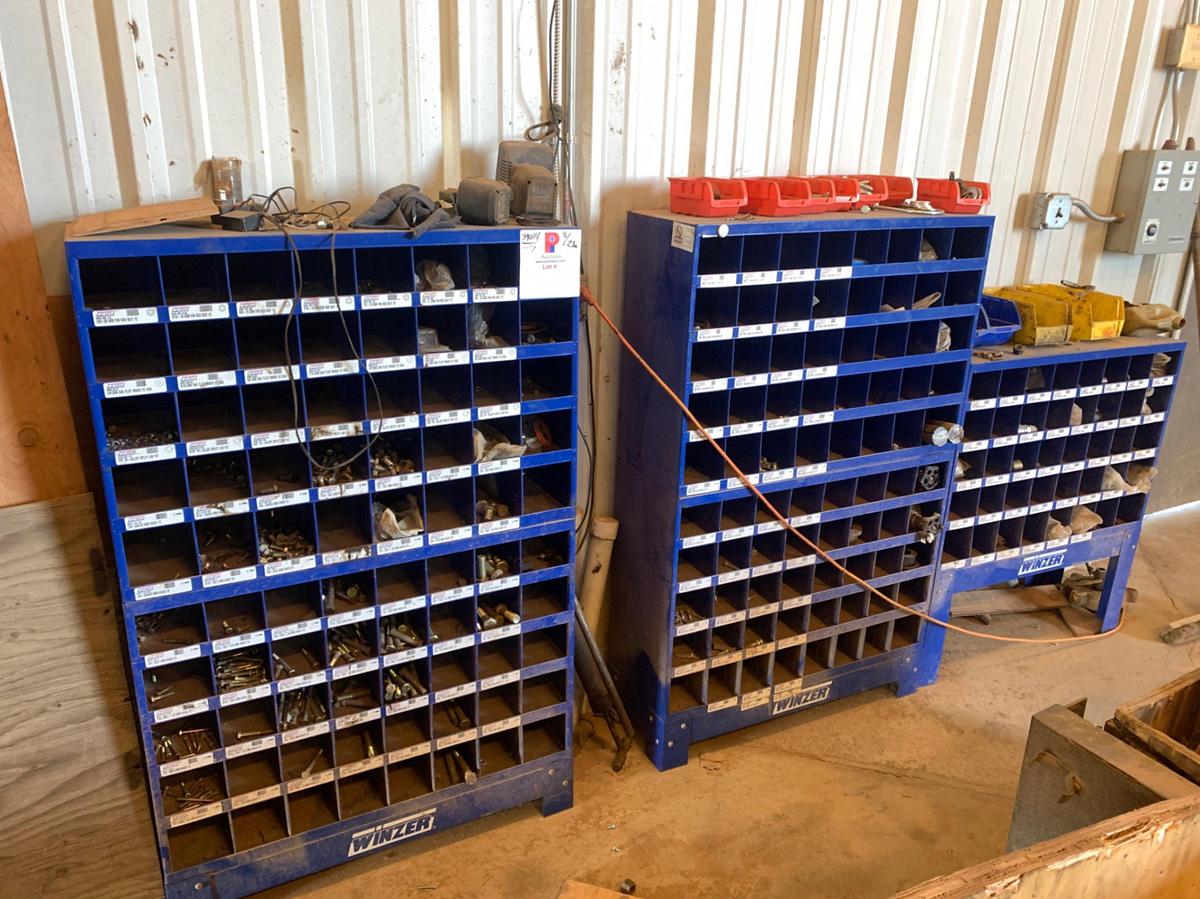 Used (4) Winzer Bolt Bins
