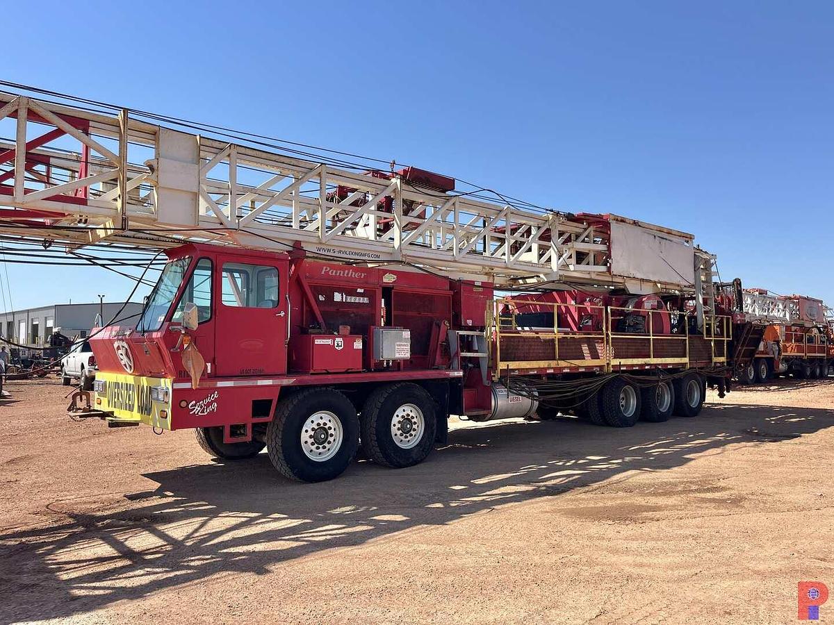 Used 2014 SERVICE KING 575 DD 104’-250K 5-AXLE WELL SERVICE WORKOVER RIG