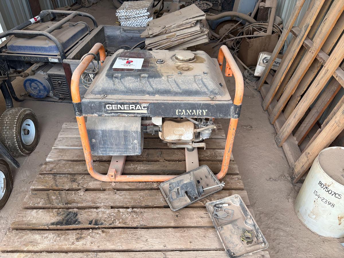 Used Generac gp5500 portable generator, powerhorse 7000 generator, & Alkota 320AX4 pressure washer