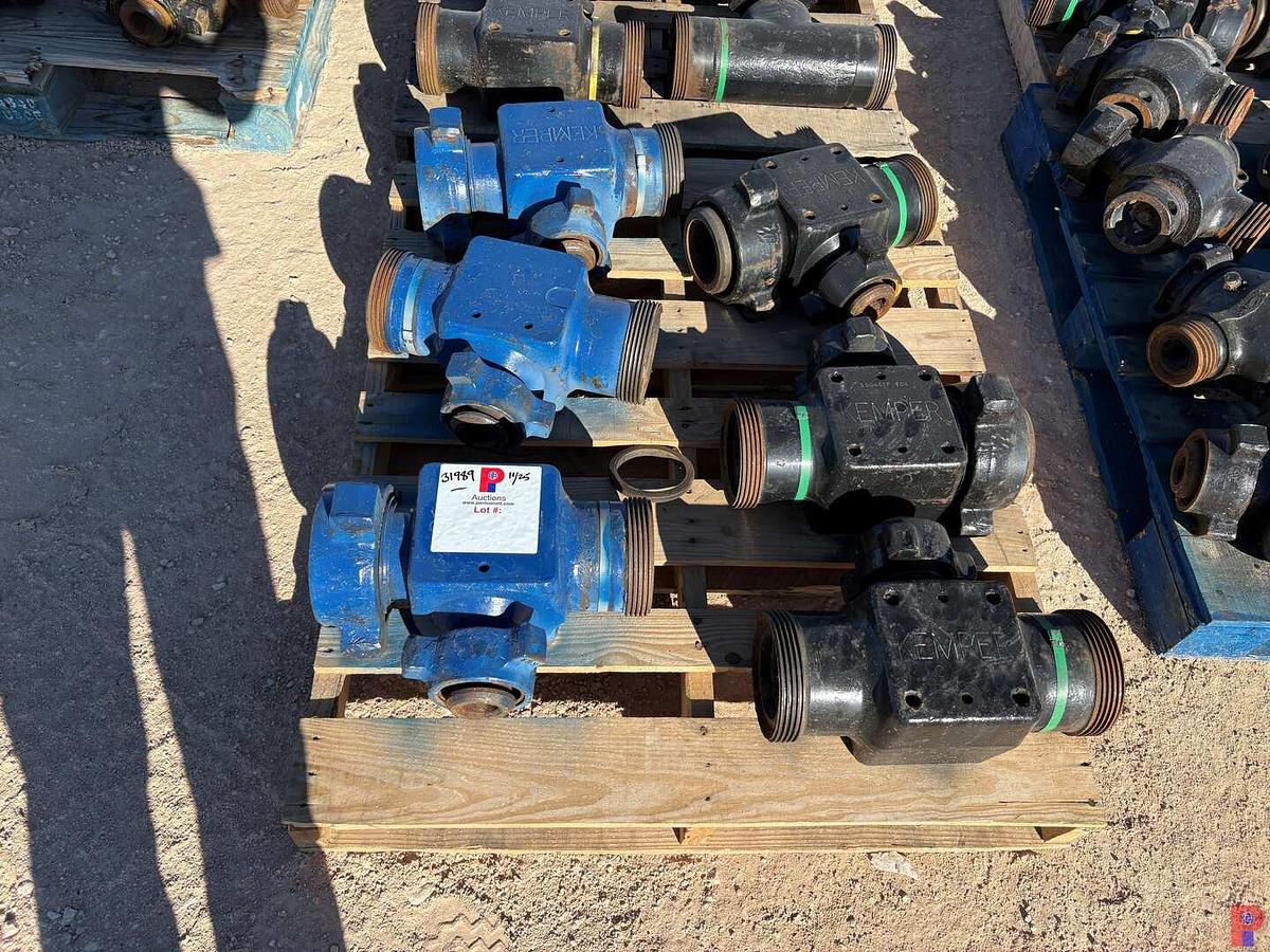 Used (6) KEMPER 4” X 2” 1502 “T” FITTINGS