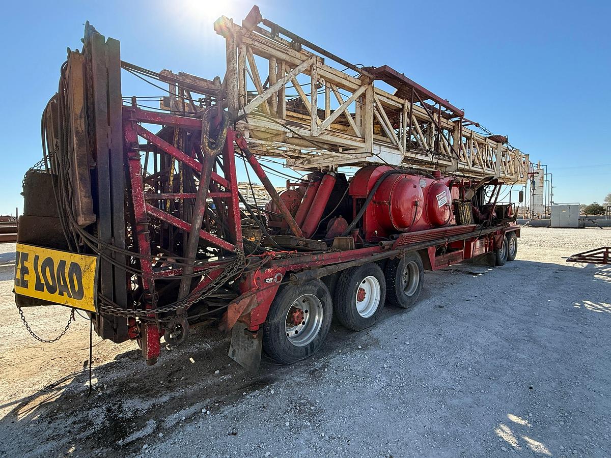 Used 1982 COOPER LTO-550 DD (97’-200K) 5-AXLE WORKING WELL SERVICE RIG PACKAGE LOTS TO INCLUDE 97 - 97F