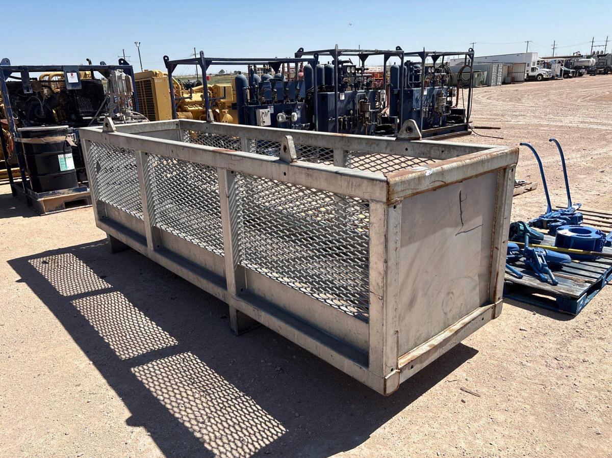 Used 12.5’ x 3.5’ x 4’ tool basket